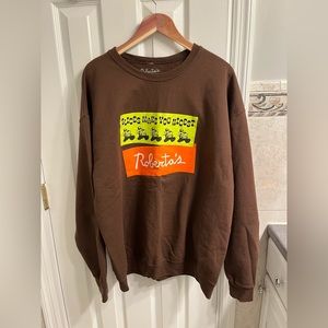 Roberta’s pizza sweater